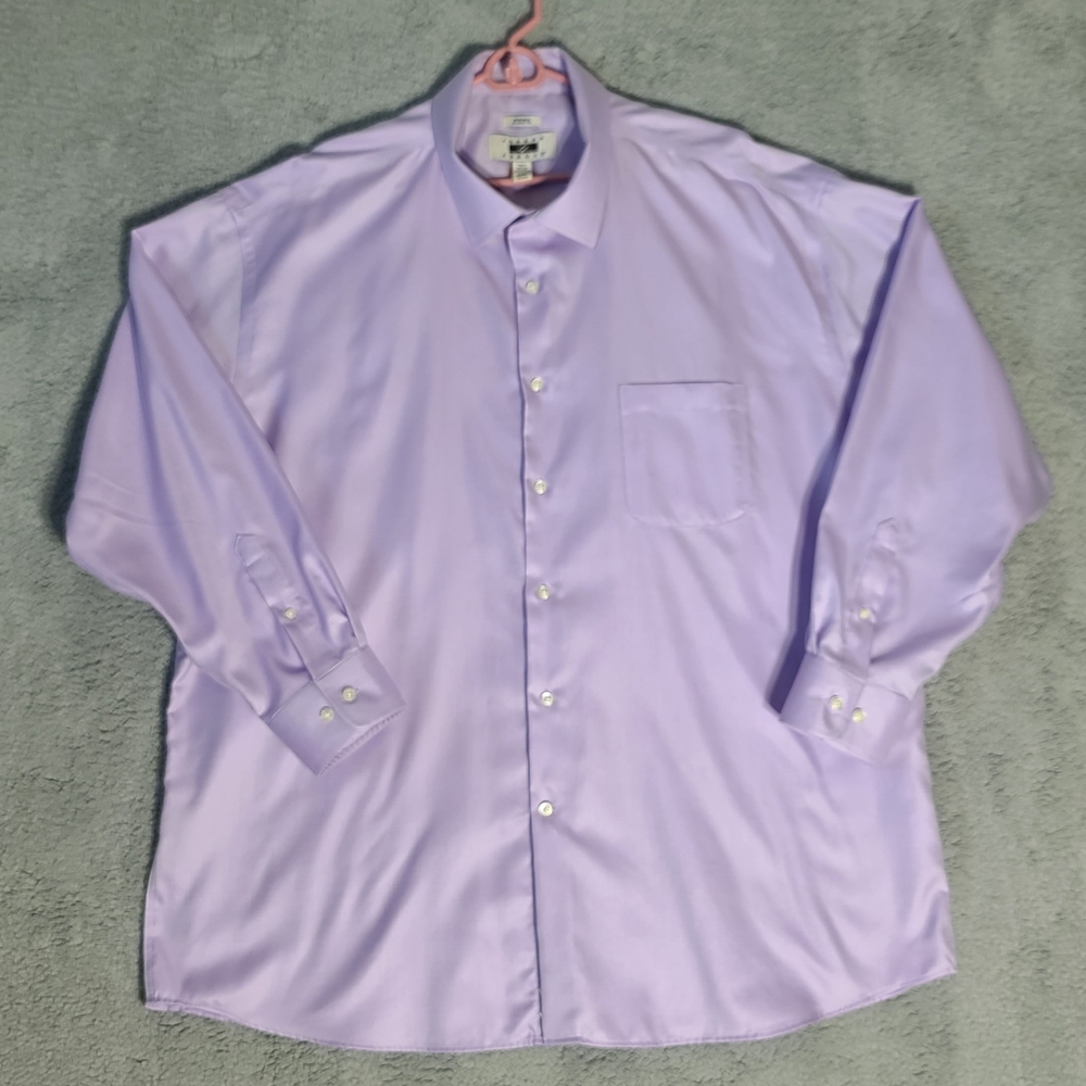 Joseph Abboud Purple Dress Shirt Classic Cotton